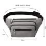 Gelory Newest Sale Waterproof Fanny Pack Multi-purpose Waist Pack Bag Unisex Belt Bags Traveling Yoga Gym For Outdoors Workout Sport