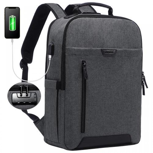 LOVEVOOK 15.6 Inch Women Men Large Laptop Bag Backpack School Backpack with Anti Theft Lock for Work University Laptop Backpacks
