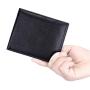 Vintage Crazy Horse Trifold Wallet Real Leather Card Holder Wallet for Men