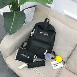 KBW587 Three Sets of Backpacks New Shoulder Bags Primary and Secondary School Students Schoolbag Travel Bag Without Pendant