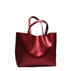 OEM ODM Customized Newest classic ashion genuine Cowhide Split leather woman's never full tote bag womens handbag leather