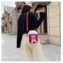 HR321 Mini INS Spliced Canvas Crossbody Bag Canvas Shoe Shape Outdoor Hanging Women's Bag New Students Shoulder Small Square Bag