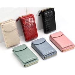 PU Leather Travel Water Proof Portable Ladies Shoulder Mobile Phone Bag Custom For Phone Women carteras para mujer