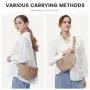 LOVEVOOK fashion fanny packs with Boho Style Strap for women crossbody purse custom logo waterproof pu leather waist bag