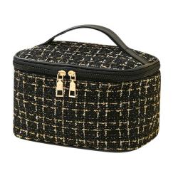 Cosmetic 2024 Large Capacity Travel Makeup Bag Trendy and Stylish Portable Cosmetic Organizer for Ladies