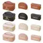 Luxury PU Weave 3Pcs Portable Makeup Travel Bag Multifunctional  Organizer Cosmetic Bags for Women Girls