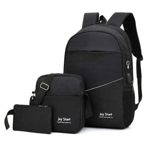 wholesale customer laptop backpack shoulders bag school 3 piece backpack set for teenager