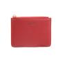 popular small slim custom logo card holder wallet card wallet id holder leather wallet keychain
