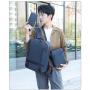ZR882 Laptop Bag Set Print Logo Wholesale Men Casual Computer Waterproof School Rucksack Bag Polyester Laptop Backpack Schoolbag