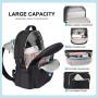 LOVEVOOK fashion Quilted 15.6in large ladies Backpacks Business Work Travel school Bookbag with USB laptop backpacks for women