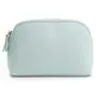 2024 New makeup bag high-end texture leather shell clutch bag travel portable finishing and storage makeup bag