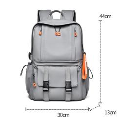 2024 New Backpack Men'S Business Computer Bag Leisure Simple Schoolbag Large Capacity Sports Travel Bag Backpack