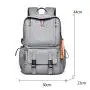 2024 New Backpack Men'S Business Computer Bag Leisure Simple Schoolbag Large Capacity Sports Travel Bag Backpack