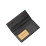 ZR463 RFID Men's Wallet Purse Trend Montage Horizontal Long Card Bag Open PU Business ID Wallet Card Holder Case Money Clip