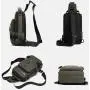 ZF092 New Business Chest Bag Men Fashion Casual Shoulder Messenger Bag Waterproof Nylon Backpack USB Interface