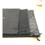Customized Black Satin Cotton Flannel Dust Bag