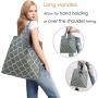 Wholesale Custom Printing Eco-Friendly Pouch Foldable Grocery Bags Reusable Folding Polyester Shopping Bags
