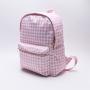 Keymay Lovely Cute Custom Houndstooth Printing Teenager Girls Students Waterproof Nylon Backpack School Bags