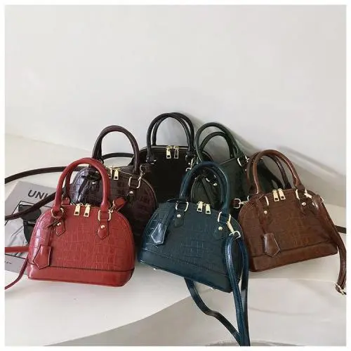 Stone Shell Bag 2023 New Fashion Large Capacity Western Fashion Single Shoulder Bag Diagonal Cross Bag