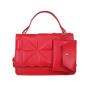 New 2024 Fashion Women's Bag Trend Indentation High Texture Retro Mother And Son Bag Pu Ribbed Single Shoulder Messenger Handbag