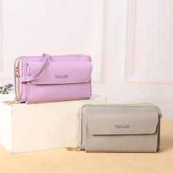 2024 New Hot Selling Mobile Phone Bag Small Mini Single Shoulder Crossbody Bag Zipper Wallet Fashion Mobile Phone Messenger Bag