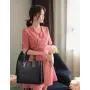 ZR643 Woman Bag Handbag Retro PU Fashion Female Portable Big High Quality Shoulder Underarm Bag Girl Versatile Tote Bag Shopping