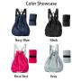 ZWY030 New Casual Outdoor Portable Unisex Shoulder Bag Foldable Nylon Zipper Sports Backpack Fashion Waterproof Travel Backpack