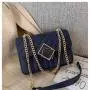Cheap Fashion Messenger Bags Chains Leather Crossbody Bag Buckle Sling Bags For Women