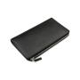 ODM Billeteras Dompet Luxury Fashion Design Saffiano Leather Long Wallet Minimalist Zipper Phone Purse Men's Slim Clutch