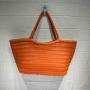 2024 New Fashion Single Shoulder Tote Bag Large Capacity Mother Female's Handmade Woven Polyester Lining Handmade Bag