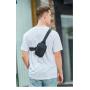 Mobile phone bag for men's fashion niche personality chest bag