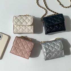 New fashion classic PU leather shoulder bag Denim Flap Luxury Chain Bag Small square mini bags for girls