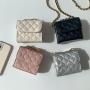 New fashion classic PU leather shoulder bag Denim Flap Luxury Chain Bag Small square mini bags for girls