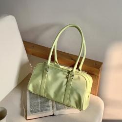 Wholesale Women'S Accessories Bags Nylon Simple Style Pu Leather Handle Design Shoulder Bag Women Hand Bags