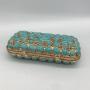 Wholesale new agate turquoise diamond dinner banquet jewel bag luxury handbags clutch evening bags in stock