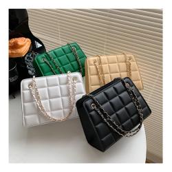 2024 New Women's Fashionable Lady Style Spring Handbags Solid Shoulder Messenger Purses Square Clutch Handbags