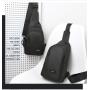 ZR661 Man Chest Bag New Waterproof Shoulder Bag Sports Travel Crossbody Leisure Solid Color Print logo Business High Quality Bag