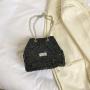 Leisure One Shoulder Popular New Fashionable and Simple Sequin Crossbody Bag