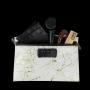 Marbling Pouch Bag Custom Odor Proof Lockable Stash Case Travel Carbon Lined Marble Smell Proof Bag
