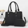 2024 New wholesale luxury leather fashion quilted leather bags set women's large capacity handbags For ladies