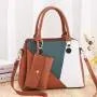 Fashion Off New Women's Bag 2023 Trend Advanced Texture Contrast Women's Handbag Large Capacity Child Mother Single Shoulder Bag