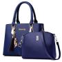 2024 Bags for Women Two pieces set Fashion Ladies Handbag Portable Simple Shoulder Tote with Single Chain Strap Foreign Trade