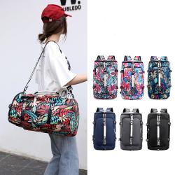 Popular Hot Selling Simple Lightweight Polyester Travel Gym Bag Unisex Large Capacity Backpack