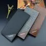 2021 high quality wholesale handbags fashion black color leather man clutch coin purse