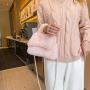 2024 autumn winter new pearl shoulder strap fur bag soft crossbodr bag ladies purse fashion sling bag