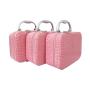 New portable cosmetic bag Korean stone pattern cosmetic box gift bag cross border children's toy box sewing box