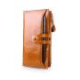 2024 Custom Genuine Leather RFID Long Wallet For Fashionable Women With Removable Holders
