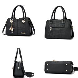 ZF238 PU Women bag High Quality Fashion Crossbody Bag Ladies Single Shoulder Handbag For Women Simple Stone Pattern Shell Bag