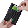 OEM171 New Fashion Men Wallet Slim Credit Card Case Genuine Leather Front Pocket Wallet RFID Blocking Purses Money Clip