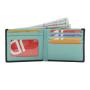 Full grain genuine leather wallet pebble leather men wallet RFID